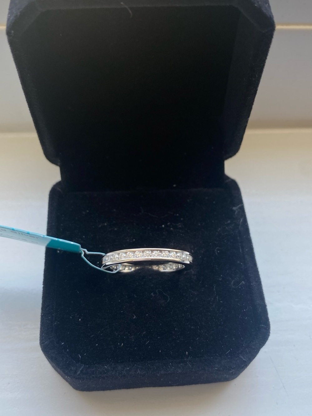 Moissanite Eternity Band Size 6